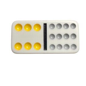 Double Twelve Dominoes Replacement Tile 6 12 Color Dot mq